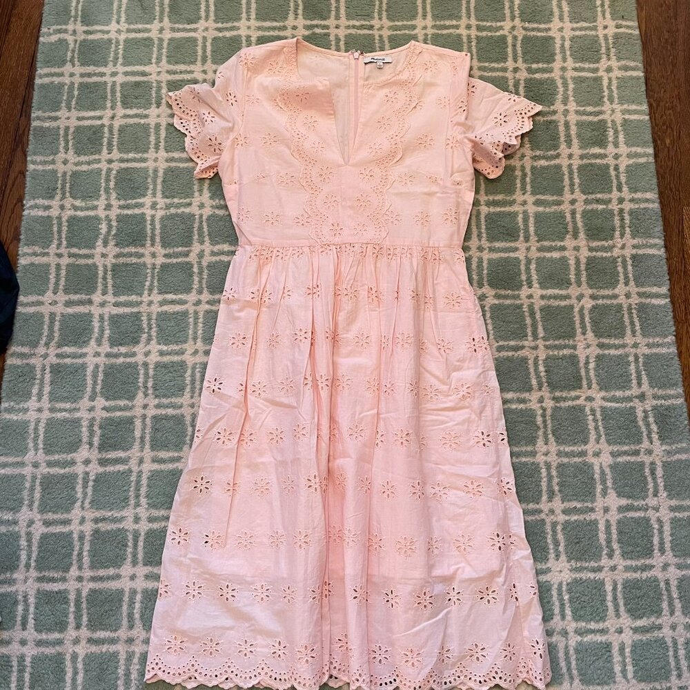 Madewell Eyelet Midi Dress 6